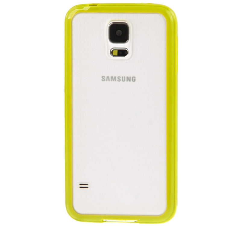 Transparent Frosted Plastic + TPU Frame Case for Galaxy S5 /
