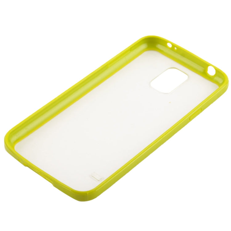 Transparent Frosted Plastic + TPU Frame Case for Galaxy S5 /