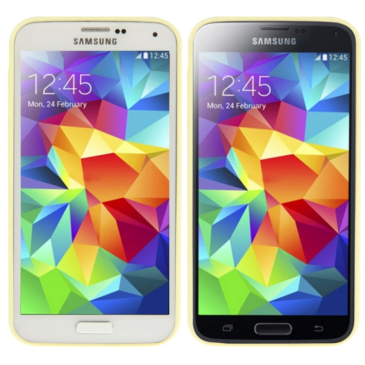 Transparent Frosted Plastic + TPU Frame Case for Galaxy S5 /