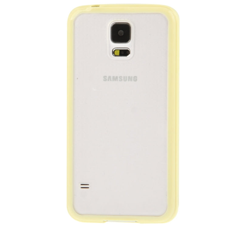 Transparent Frosted Plastic + TPU Frame Case for Galaxy S5 /