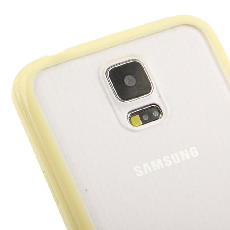 Transparent Frosted Plastic + TPU Frame Case for Galaxy S5 /