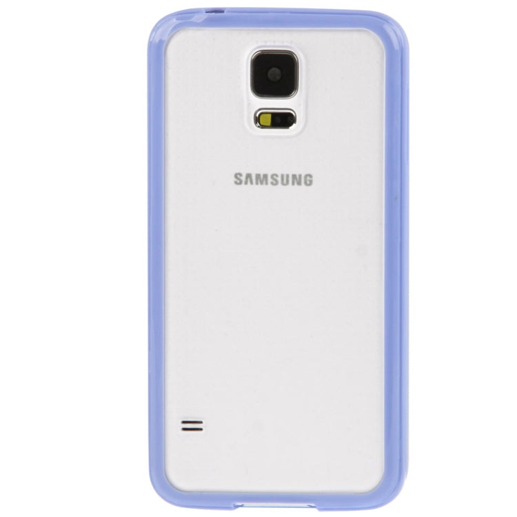 Transparent Frosted Plastic + TPU Frame Case for Galaxy S5 /
