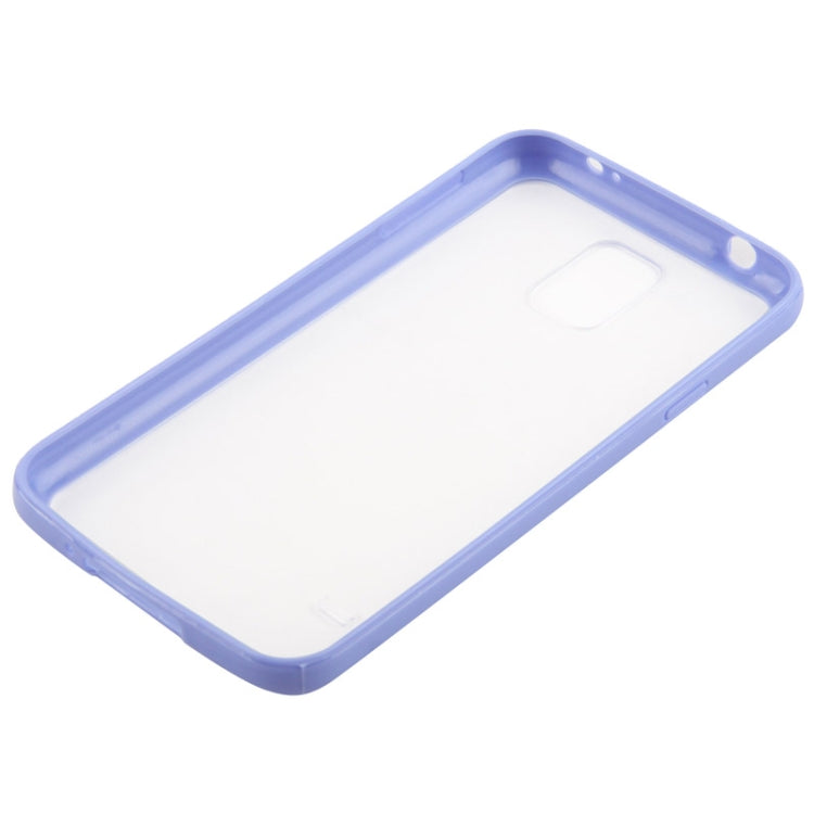 Transparent Frosted Plastic + TPU Frame Case for Galaxy S5 /