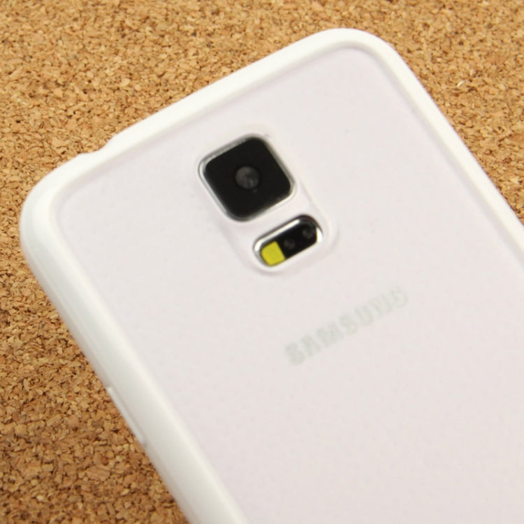 Transparent Frosted Plastic + TPU Frame Case for Galaxy S5 /