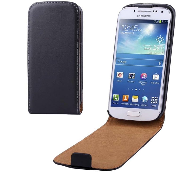High Quality Vertical Flip Leather Case for Galaxy S IV mini / i9190