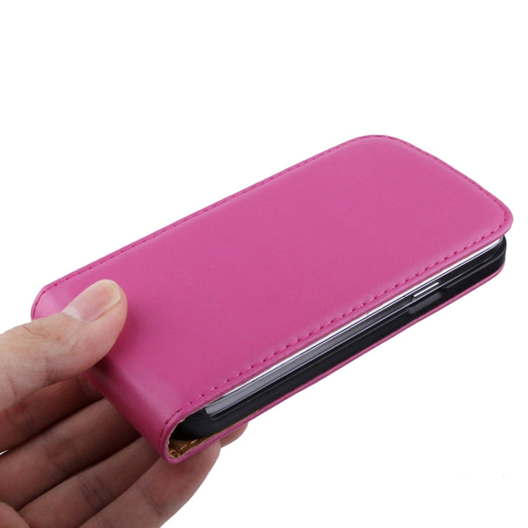 High Quality Vertical Flip Leather Case for Galaxy S IV mini / i9190