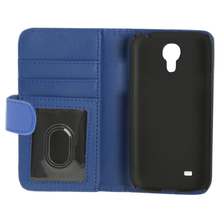 Pure Color Horizontal Flip Leather Case with Holder & Credit Card Slots for Galaxy S IV mini / i9190