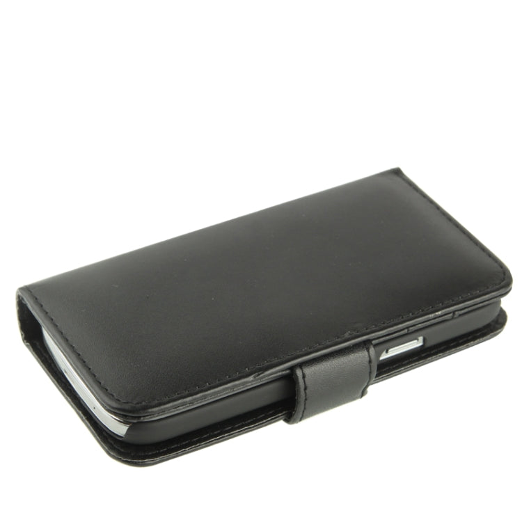 Pure Color Horizontal Flip Leather Case with Holder & Credit Card Slots for Galaxy S IV mini / i9190