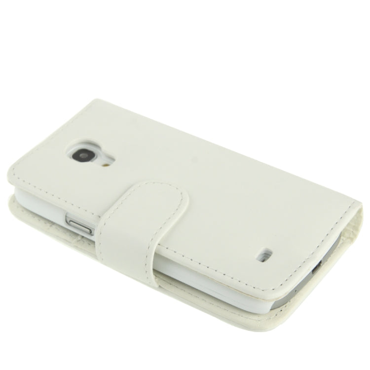 Pure Color Horizontal Flip Leather Case with Holder & Credit Card Slots for Galaxy S IV mini / i9190