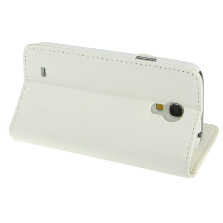 Pure Color Horizontal Flip Leather Case with Holder & Credit Card Slots for Galaxy S IV mini / i9190