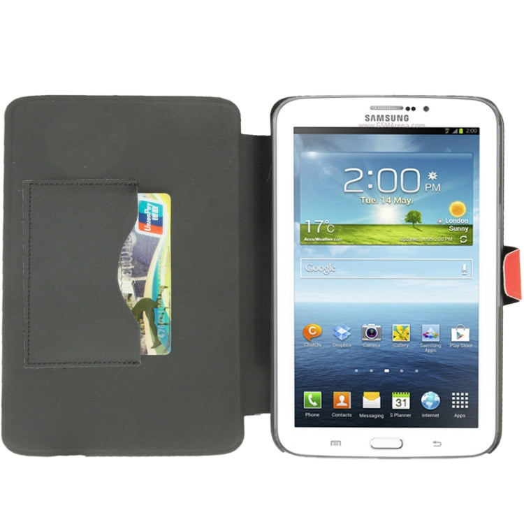 Fabric Texture Ultra Thin Leather Case with Holder
