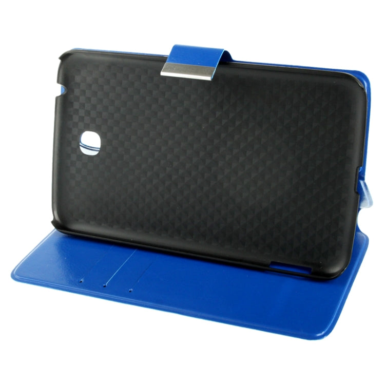 Fine Sheepskin Texture Leather Case with Holder / Credit Card Slots / Sleep / Wake-up Function  for Galaxy Tab 3 (7.0) / P3200,