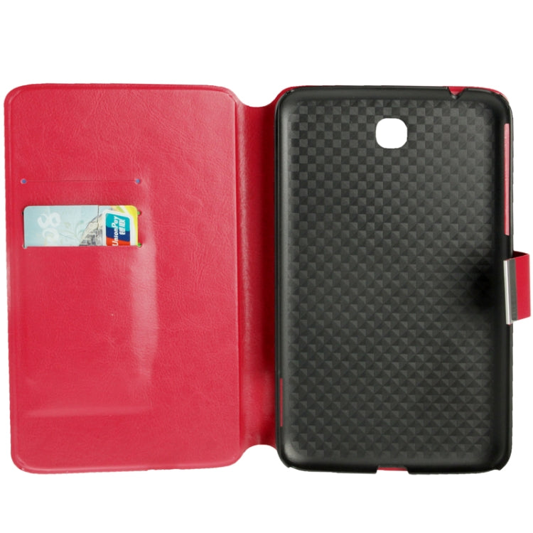 Fine Sheepskin Texture Leather Case with Holder / Credit Card Slots / Sleep / Wake-up Function  for Galaxy Tab 3 (7.0) / P3200,