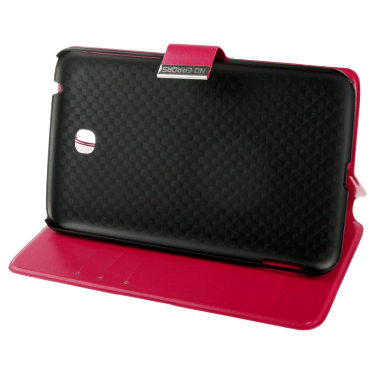Fine Sheepskin Texture Leather Case with Holder / Credit Card Slots / Sleep / Wake-up Function  for Galaxy Tab 3 (7.0) / P3200,