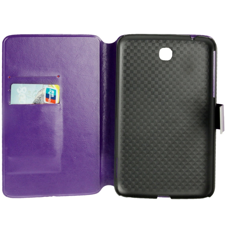Fine Sheepskin Texture Leather Case with Holder / Credit Card Slots / Sleep / Wake-up Function  for Galaxy Tab 3 (7.0) / P3200,
