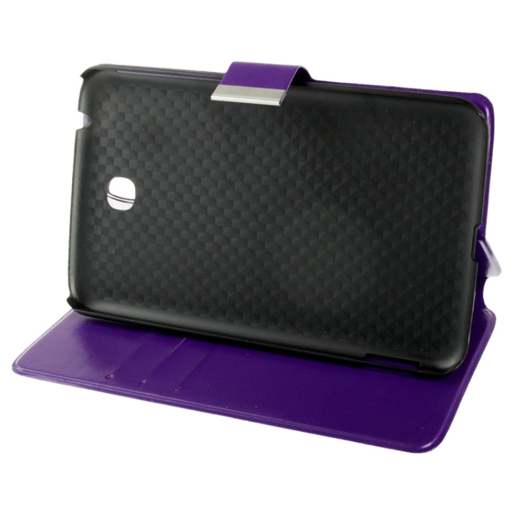 Fine Sheepskin Texture Leather Case with Holder / Credit Card Slots / Sleep / Wake-up Function  for Galaxy Tab 3 (7.0) / P3200,
