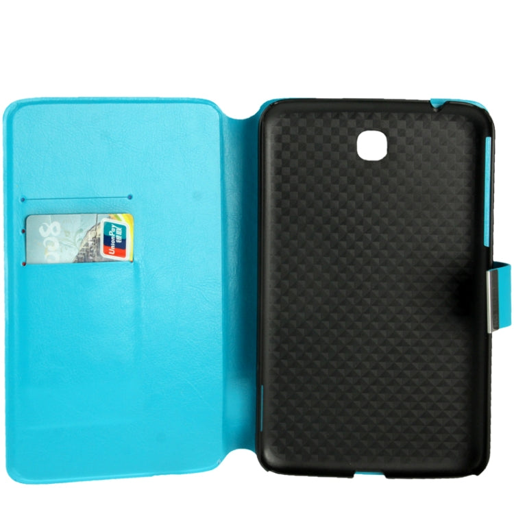 Fine Sheepskin Texture Leather Case with Holder / Credit Card Slots / Sleep / Wake-up Function  for Galaxy Tab 3 (7.0) / P3200,