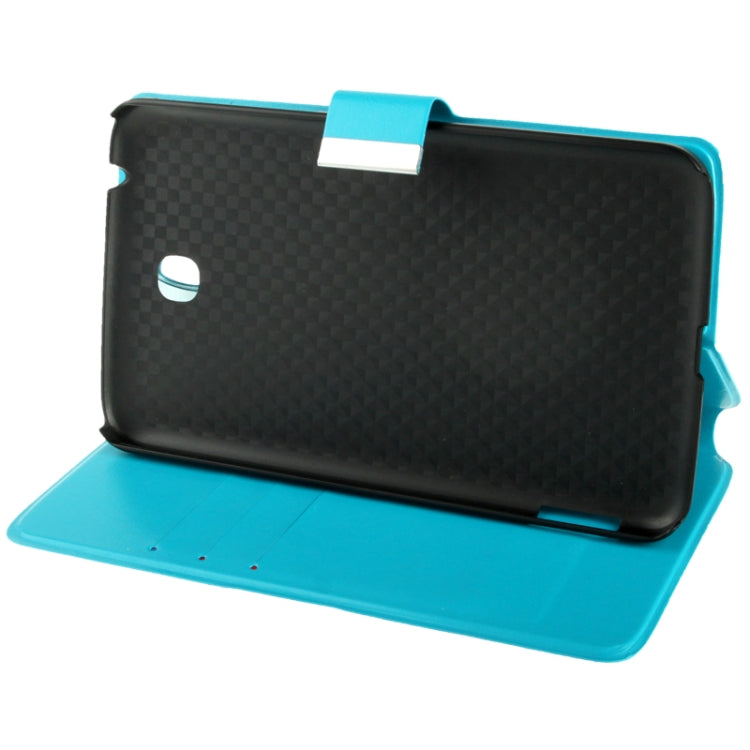 Fine Sheepskin Texture Leather Case with Holder / Credit Card Slots / Sleep / Wake-up Function  for Galaxy Tab 3 (7.0) / P3200,