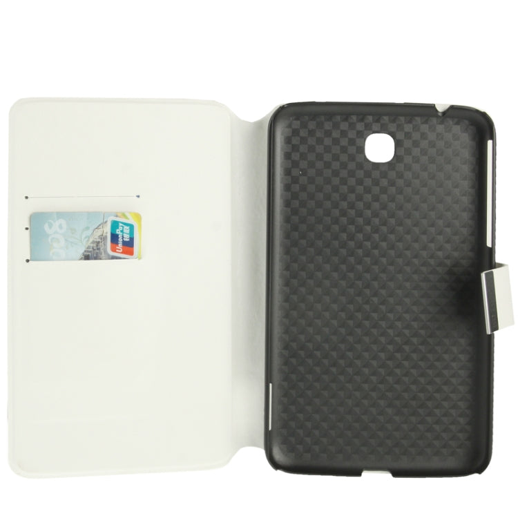 Fine Sheepskin Texture Leather Case with Holder / Credit Card Slots / Sleep / Wake-up Function  for Galaxy Tab 3 (7.0) / P3200,