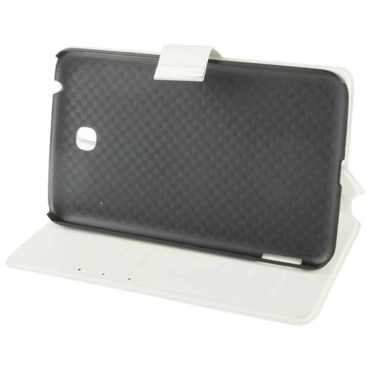 Fine Sheepskin Texture Leather Case with Holder / Credit Card Slots / Sleep / Wake-up Function  for Galaxy Tab 3 (7.0) / P3200,