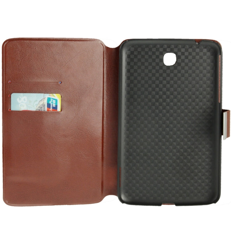 Fine Sheepskin Texture Leather Case with Holder / Credit Card Slots / Sleep / Wake-up Function  for Galaxy Tab 3 (7.0) / P3200,