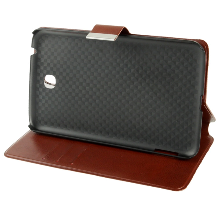 Fine Sheepskin Texture Leather Case with Holder / Credit Card Slots / Sleep / Wake-up Function  for Galaxy Tab 3 (7.0) / P3200,