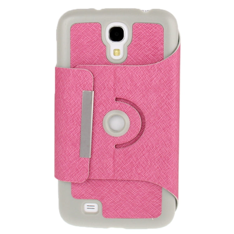 360 Degree Rotation Portable Leather Case with Holder for Galaxy Mega 6.3 / i9200
