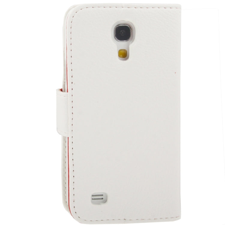 Litchi Texture Horizontal Flip Leather Case with Holder & Credit Card Slots for Galaxy S IV mini / i9190