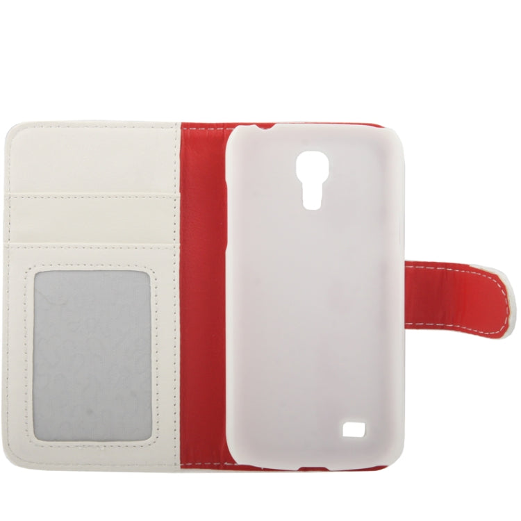 Litchi Texture Horizontal Flip Leather Case with Holder & Credit Card Slots for Galaxy S IV mini / i9190