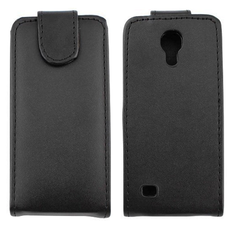 Vertical Flip Leather Case for Galaxy S IV mini / i9190(Black)