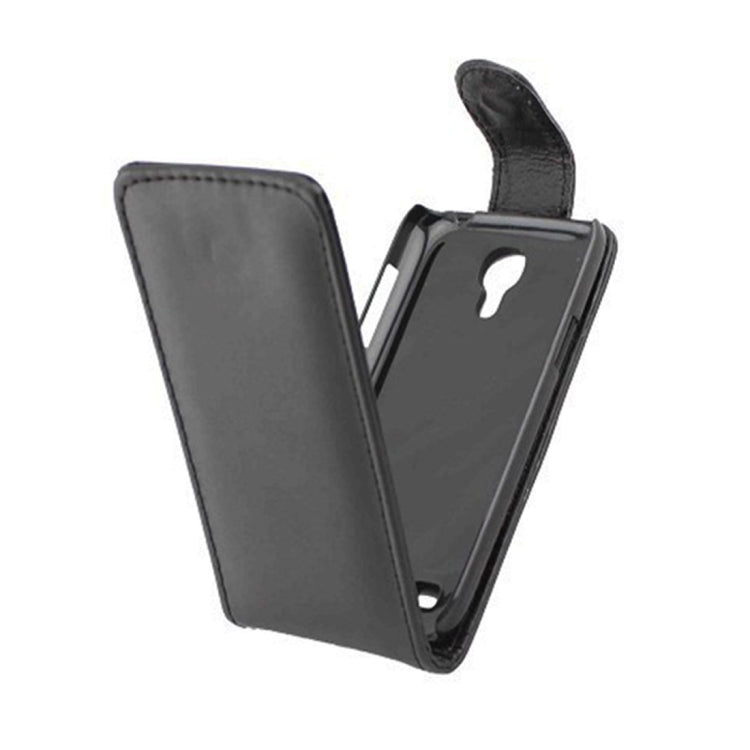 Vertical Flip Leather Case for Galaxy S IV mini / i9190(Black)