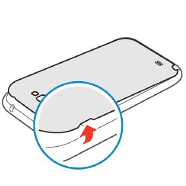 5V 1000mAh Qi Standard Wireless Mobile Charger Receiver, Special Design for Galaxy Note II / N7100