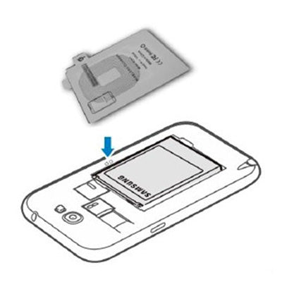 5V 1000mAh Qi Standard Wireless Mobile Charger Receiver, Special Design for Galaxy Note II / N7100