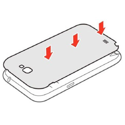 5V 1000mAh Qi Standard Wireless Mobile Charger Receiver, Special Design for Galaxy Note II / N7100