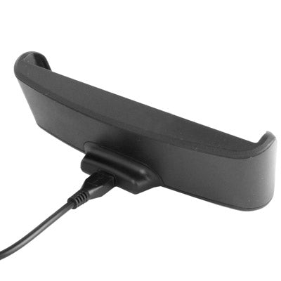 2 in 1 (Data Sync + Phone Charger) USB Charging Cradle for Sony Xperia Z / L36h(Black)