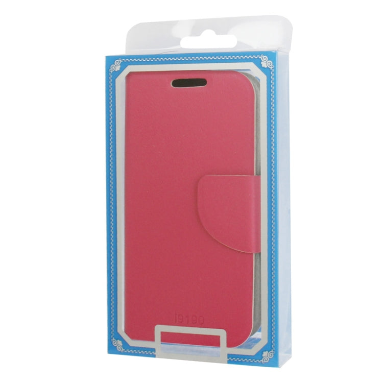Nature Texture Horizontal Flip Leather Case with Credit Card Slots & Holder for Galaxy S IV mini / i9190