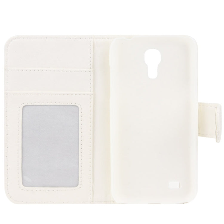 Classic Grid Flip Leather Case with Credit Card Slot for Galaxy S IV mini / i9190