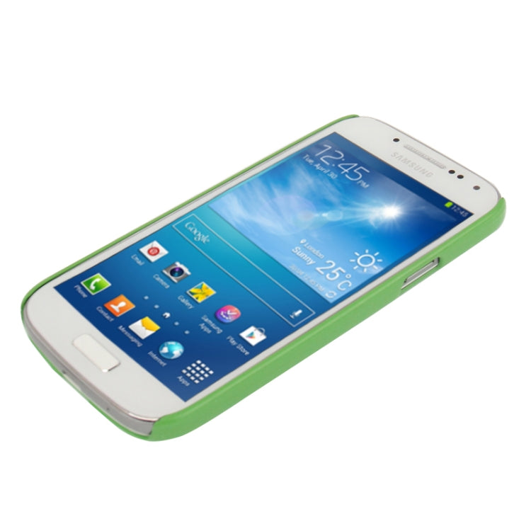 Pure Color Shimmering Powder Smooth Surface Plastic Case for Galaxy S IV mini / i9190(Green)