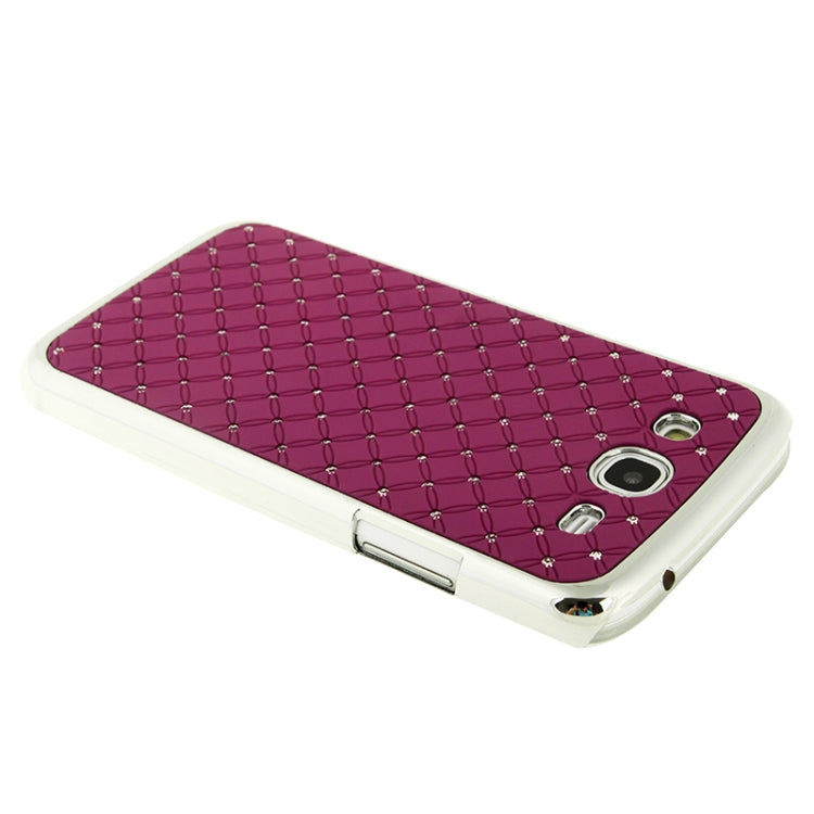 Luxury Bling Diamond Plating Skinning Plastic Case for Galaxy Mega 5.8 / i9150 / i9152