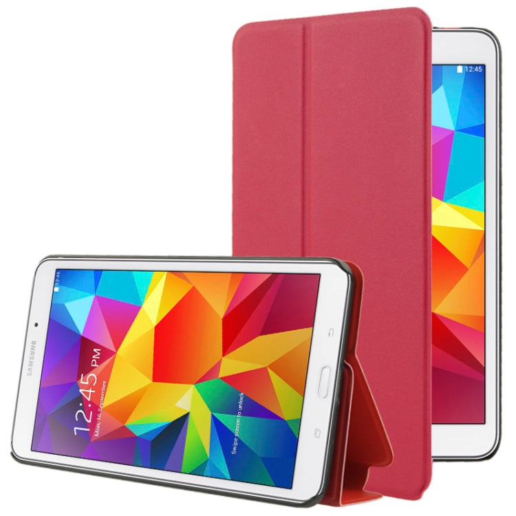 Frosted Texture Flip Leather Case with Holder for Galaxy Tab 4 7.0 / T230