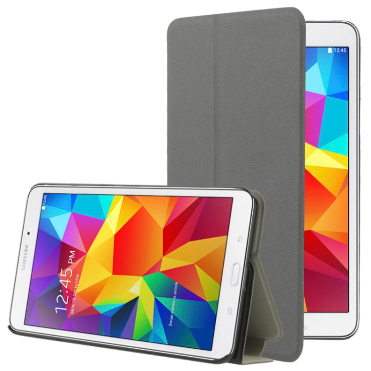 Frosted Texture Flip Leather Case with Holder for Galaxy Tab 4 7.0 / T230