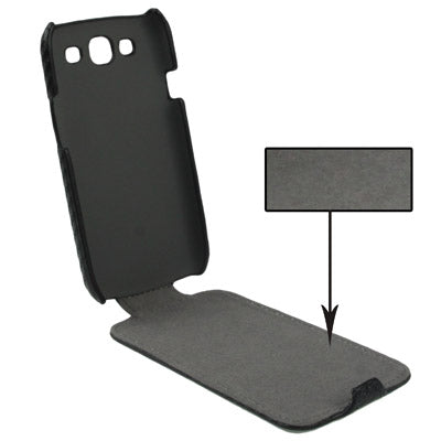Carbon Fiber Texture Leather Case for Galaxy SIII / i9300