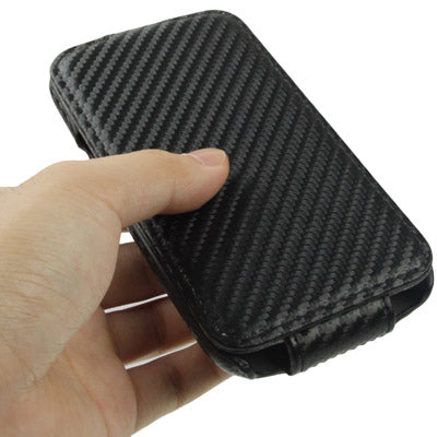 Carbon Fiber Texture Leather Case for Galaxy SIII / i9300