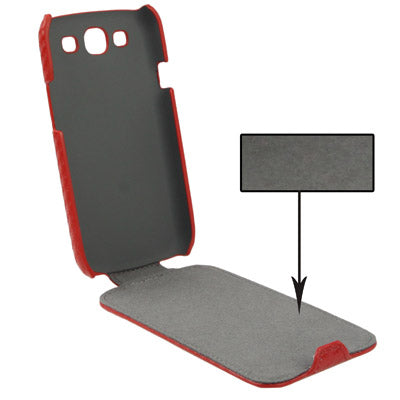 Carbon Fiber Texture Leather Case for Galaxy SIII / i9300