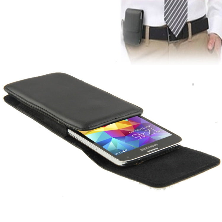 Leather Case Waist Bag with Belt Clip for  iPhone 8 & 7  / iPhone 6, Galaxy S IV / i9500(Black)