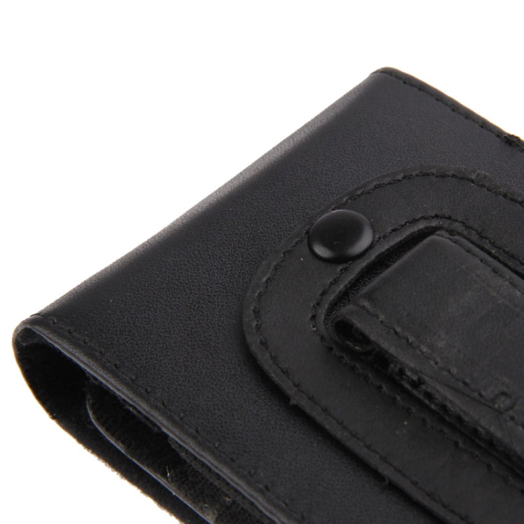 Leather Case Waist Bag with Belt Clip for  iPhone 8 & 7  / iPhone 6, Galaxy S IV / i9500(Black)