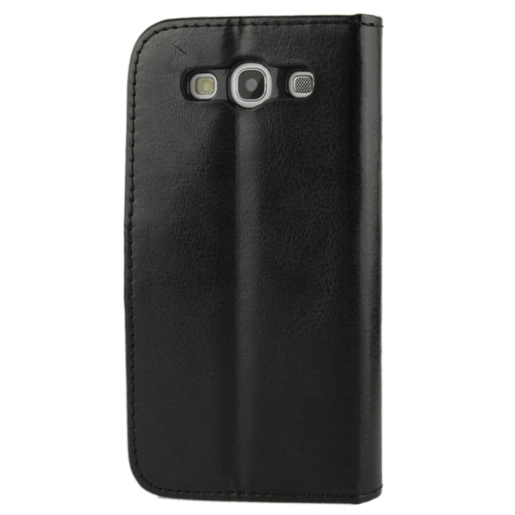 Fine Sheepskin Texture Flip Leather Case with Credit Card Slots & Holder for Galaxy S III / i9300