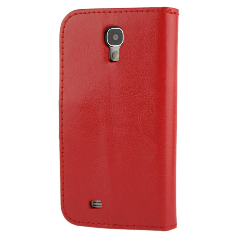 Fine Sheepskin Texture Flip Leather Case with Credit Card Slots & Holder for Galaxy S IV / i9500