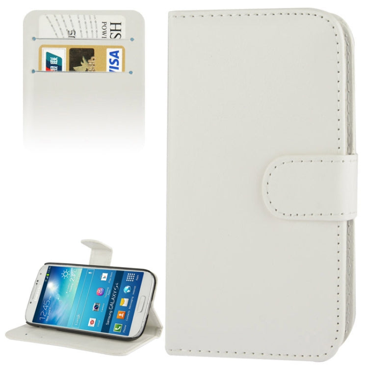 Fine Sheepskin Texture Flip Leather Case with Credit Card Slots & Holder for Galaxy S IV / i9500