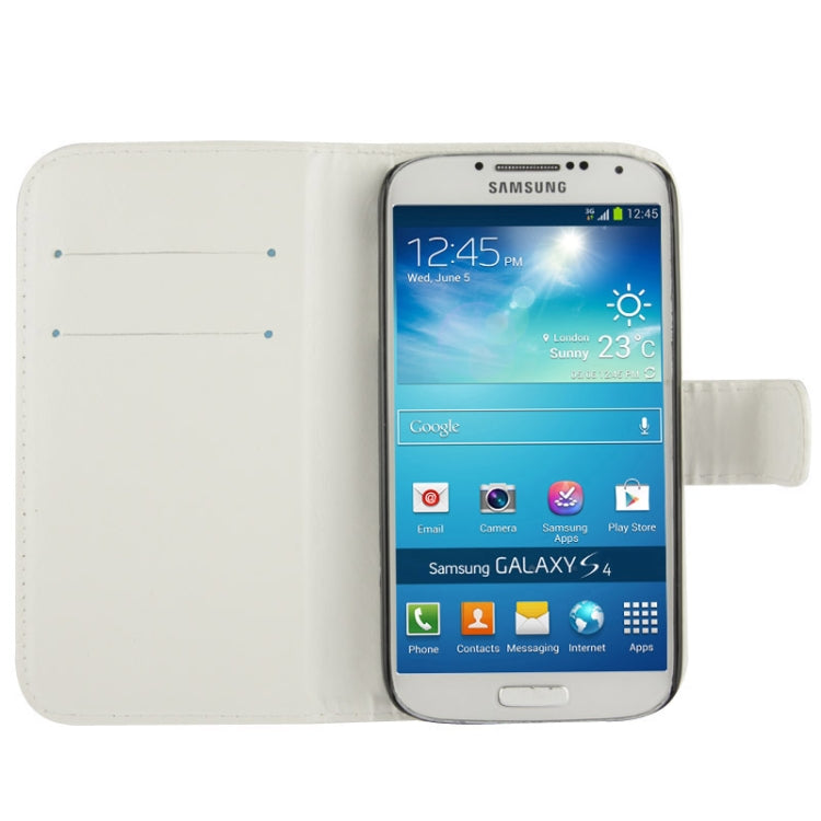 Fine Sheepskin Texture Flip Leather Case with Credit Card Slots & Holder for Galaxy S IV / i9500